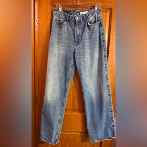Zara Relaxed Fit Blue Jeans
